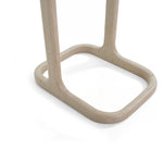 Franco Hugging Table - Washed Taupe, 20"D x 14"W