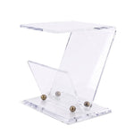 Crawford Accent Table - Antique Bronze, 18"W x 17"D