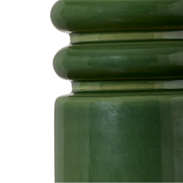 Feikudo Medium Table Lamp, Glossy Light Green