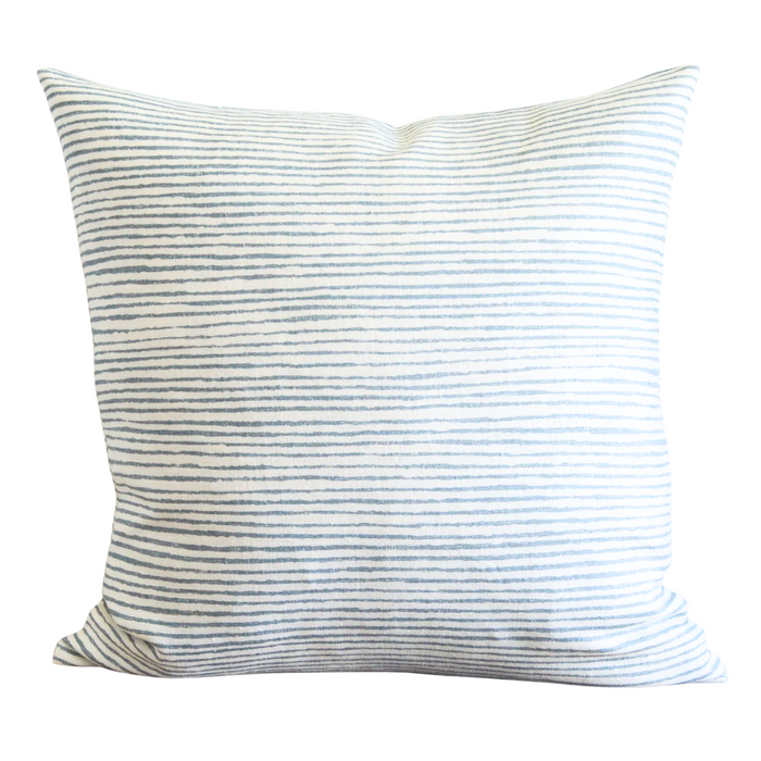 Waves Pillow, Lagoon, 22" x 22"