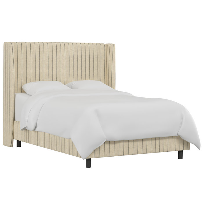 Clare Shelter Bed, Tan Stripe, King & Queen