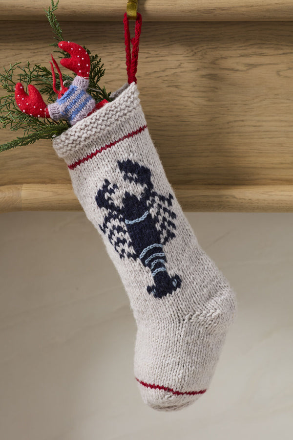 Lobster Stocking, 19"H