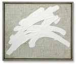 Plaster Brushstroke I Wall Decor, 42"W x 35"H