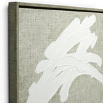 Plaster Brushstroke I Wall Decor, 42"W x 35"H