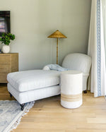 Cienaga Side Table, 13"Dia x 18.75"H