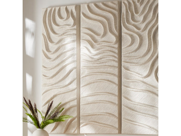 Sahara Rattan Wall Decor Set of 3, 64"W x 60"H