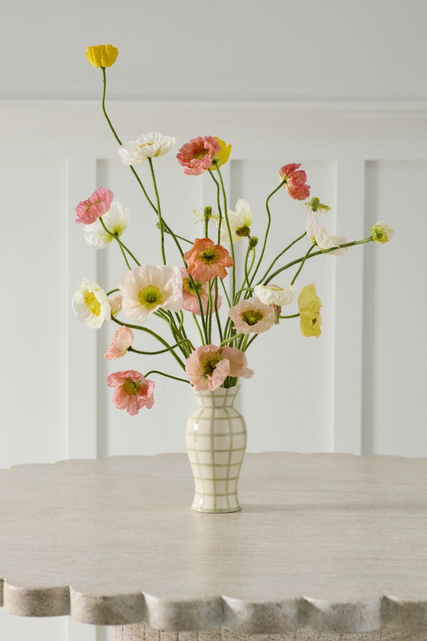 Bonnie Vase - Light Green, 8"H