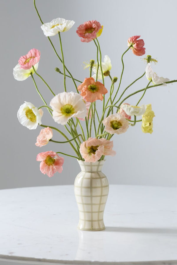 Bonnie Vase - Light Green, 8"H