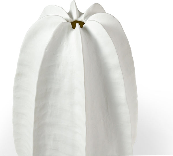 Keiko Vase - White, 17"H