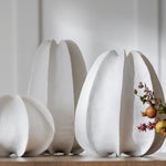 Keiko Vase - White, 14"H