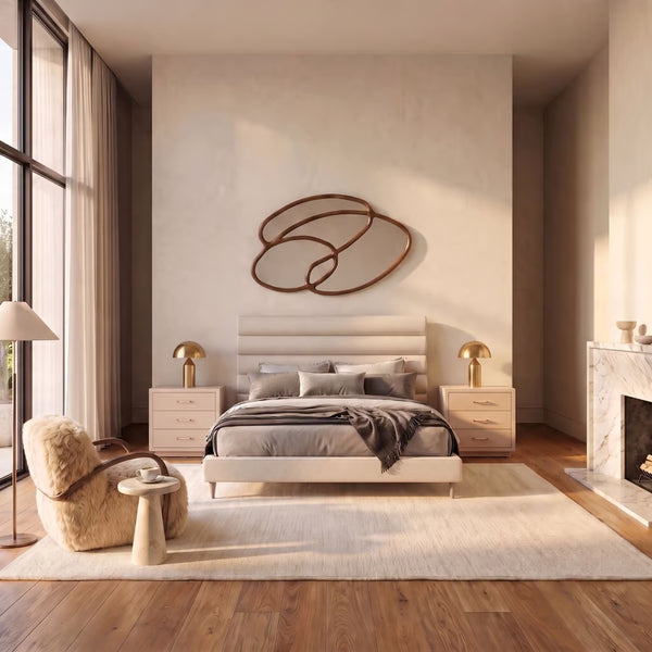 Dominique Grand Mirror - Classic Walnut, 78"W x 45.5"H