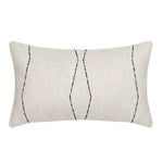 Oblique Lumbar Pillow - Ebony, 12" x 20"