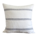 Henry Pillow Light, Charcoal, 22" x 22"