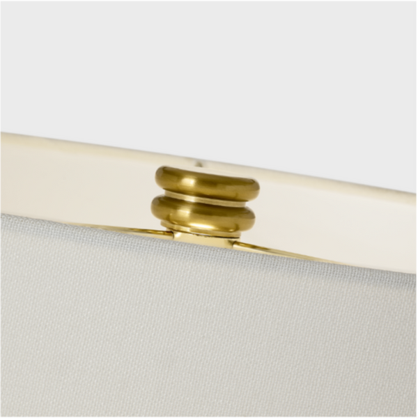 Feikudo Medium Table Lamp, Glossy Light Green