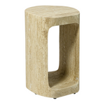 Bianca Travertine Side Table