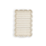 All Weather Wicker Scalloped Edge Serving Trays, 2 Sizes, Sold Separately