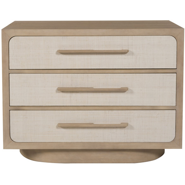 Reveal Nightstand 36", Navajo Case / Snowdrift Raffia
