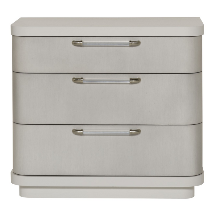 Cove Nightstand, White Frost, 32"