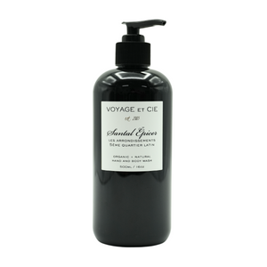 Voyage et Cie Hand & Body Wash 16oz, Santal