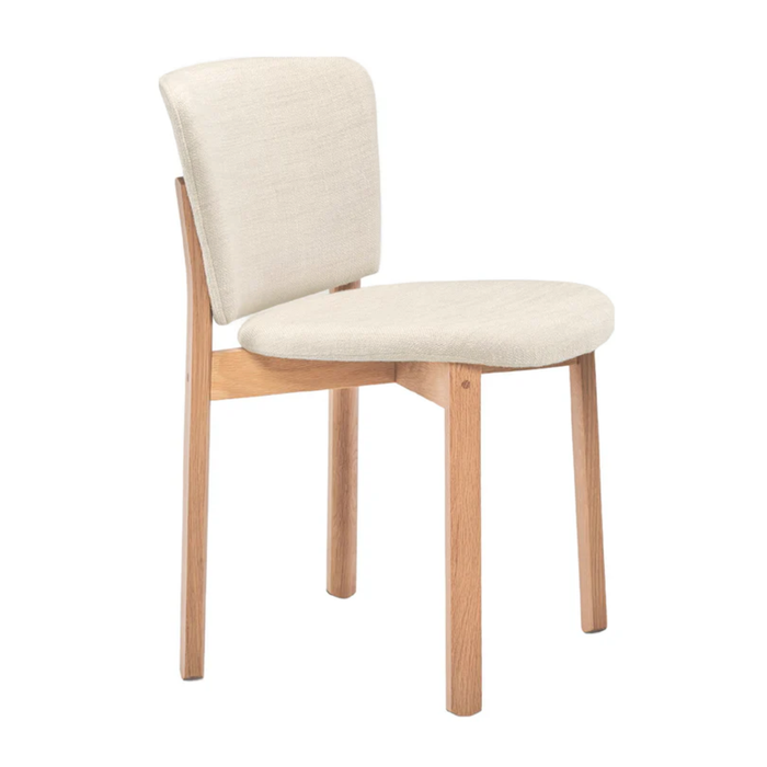 Pinta Dining Chair - Light Oak/Westlake Oatmeal