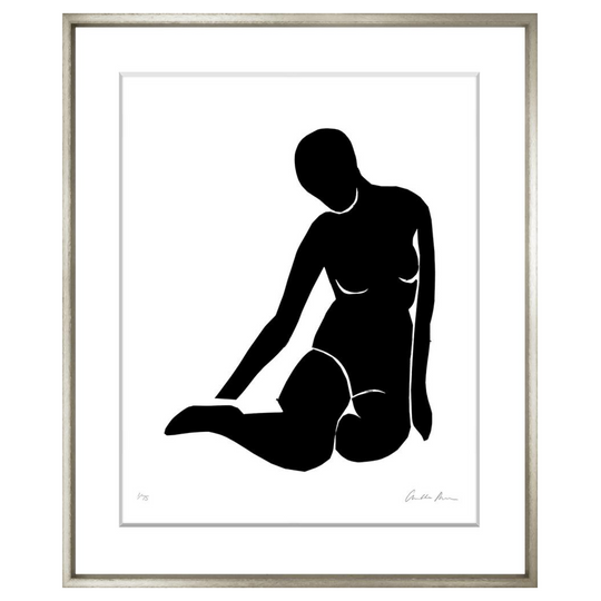 Black Figures I, 19" x 23"