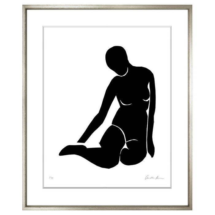 Black Figures I, 19" x 23"