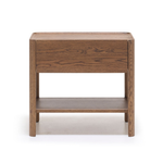 Tye Nightstand, Latte, 23.6"W × 17.7"D × 21.7"H