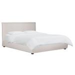 Luzon Bed Light Grey, King & Queen