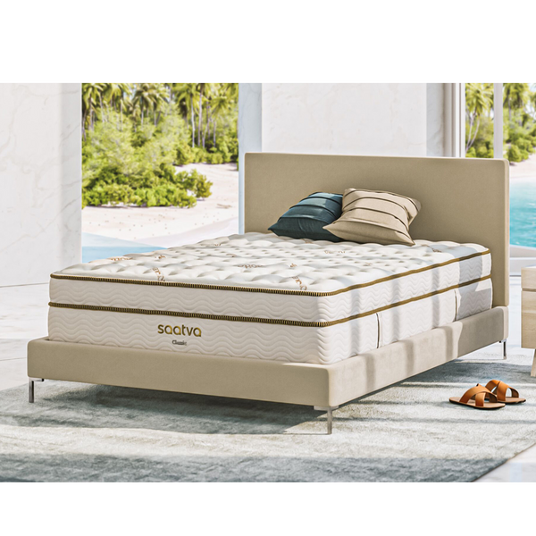 Saatva Classic Mattress, 11.5" or 14.5", Luxury Hybrid Innerspring (Most Popular), King, Queen, Full, Twin XL, Twin