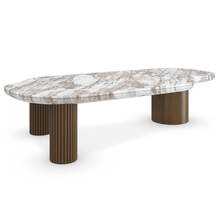 Seychelles Cocktail Table, 62.5"W x 34.5"D x 15.5"H
