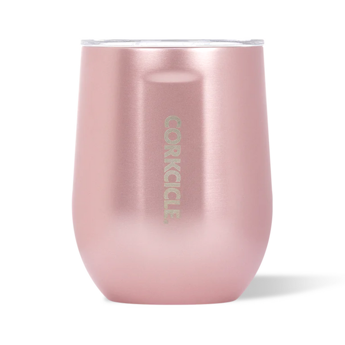 Stemless Wine Cup - 12oz Rose Metallic