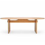Kelly Dining Table, Light Oak, 94.49" W x 43.31"D