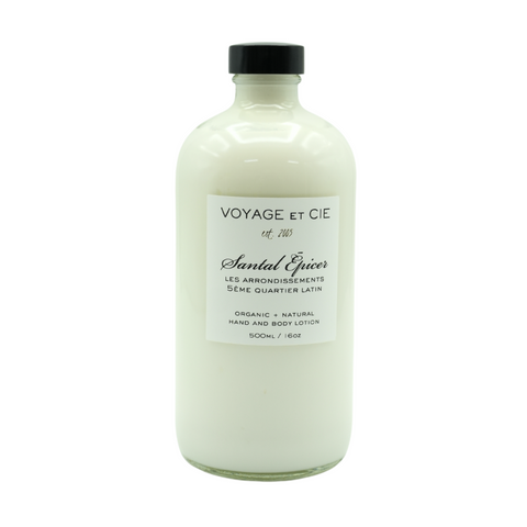 Voyage et Cie Hydrating Lotion 16oz, Santal