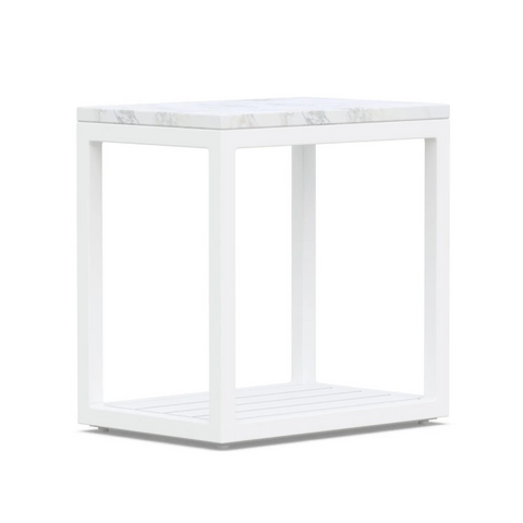 Seaview Side Table, White