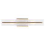 Dex Medium 24" Two Light Wall / Bath, Satin Brass