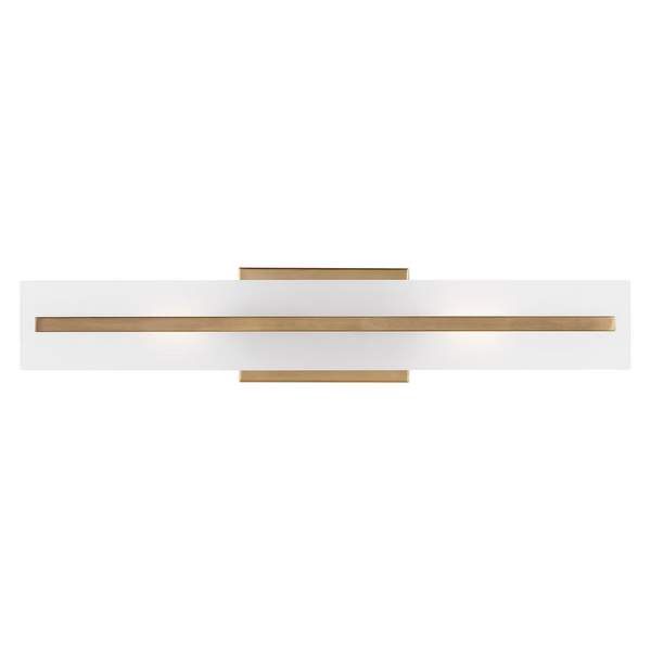 Dex Medium 24" Two Light Wall / Bath, Satin Brass