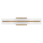 Dex Medium Two Light Wall / Bath, Satin Brass