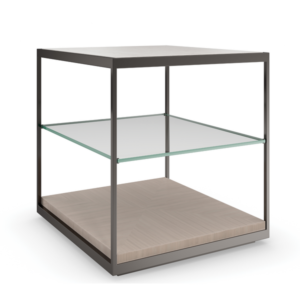 Quadrant Side Table, 22"W x 24"D x 24"H