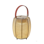 Tanit Portable 11.5" Outdoor Lantern, Beige Shade