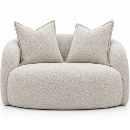 Theo Mini Chaise - Revival Parchment, 51"W x 53"D x 31"H