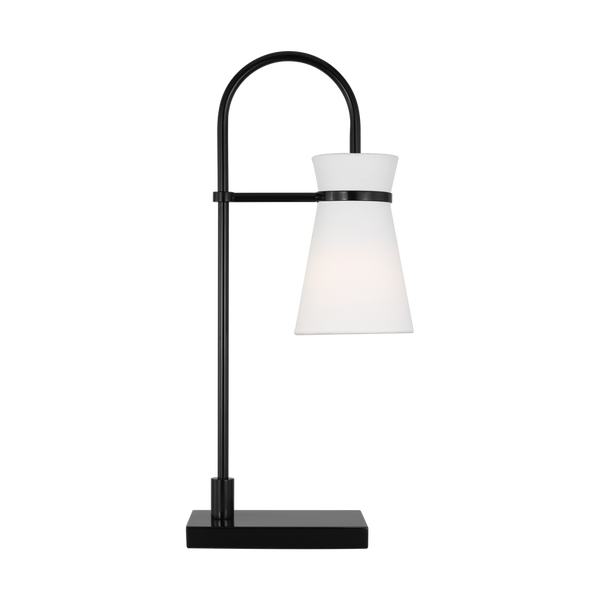 Binx Medium Task Table Lamp, Midnight Black