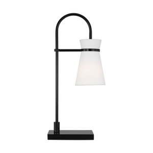 Binx Medium Task Table Lamp, Midnight Black