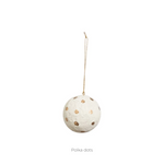Paper Mache Ball Ornament, 4 Styles