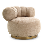 Phedra Swivel Chair, Lyssa Sand
