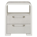 Cove Nightstand, White Frost, 24"