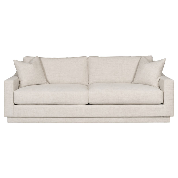 Asher Sofa, Thriller Linen Performance Fabric, 94"