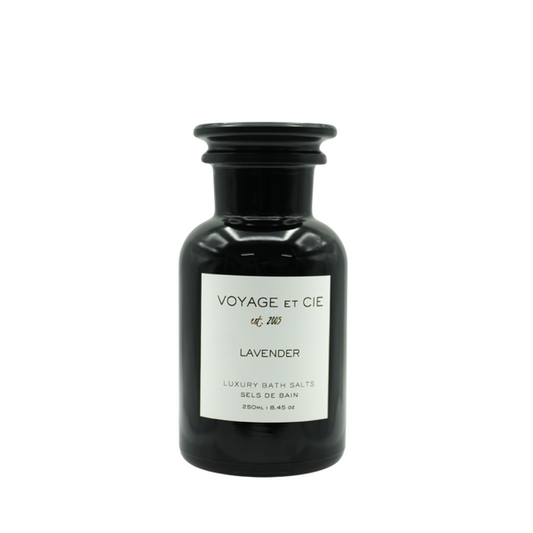 Voyage et Cie Violet Glass Botanical Mineral Salts