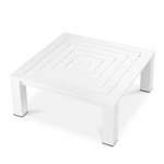 Antibes Vistamar Outdoor Cofee Table, Matte White, 40" x 40"