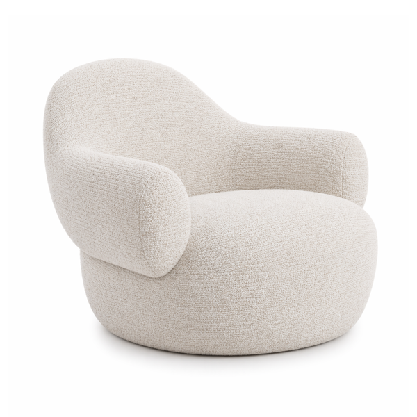 Toad Swivel Chair, Kushibiki Porcelain