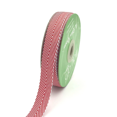 3/4 " Twill Chevron Stripe Ribbon